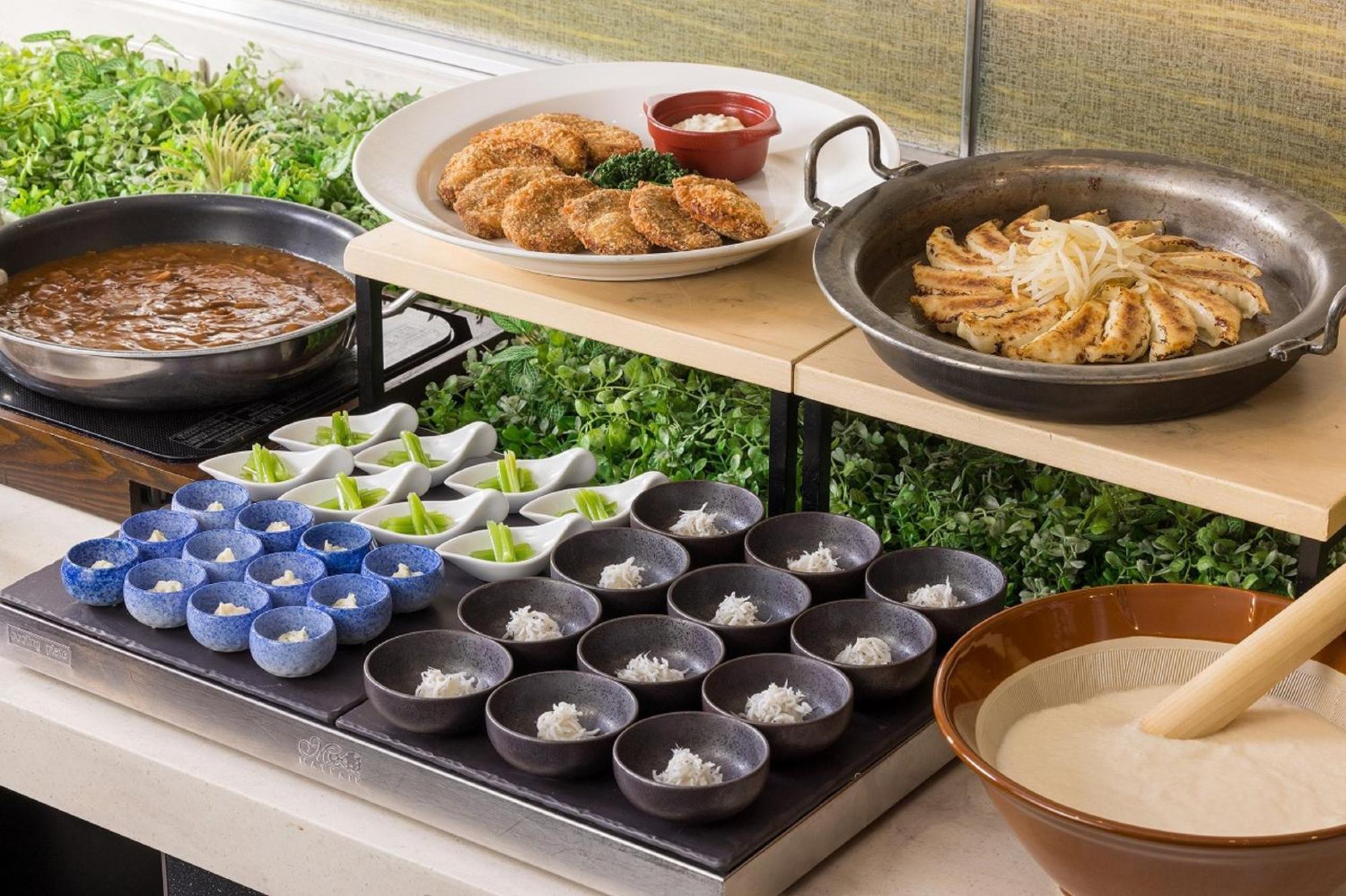 Hotel Associa Shizuoka Zewnętrze zdjęcie A buffet at a restaurant